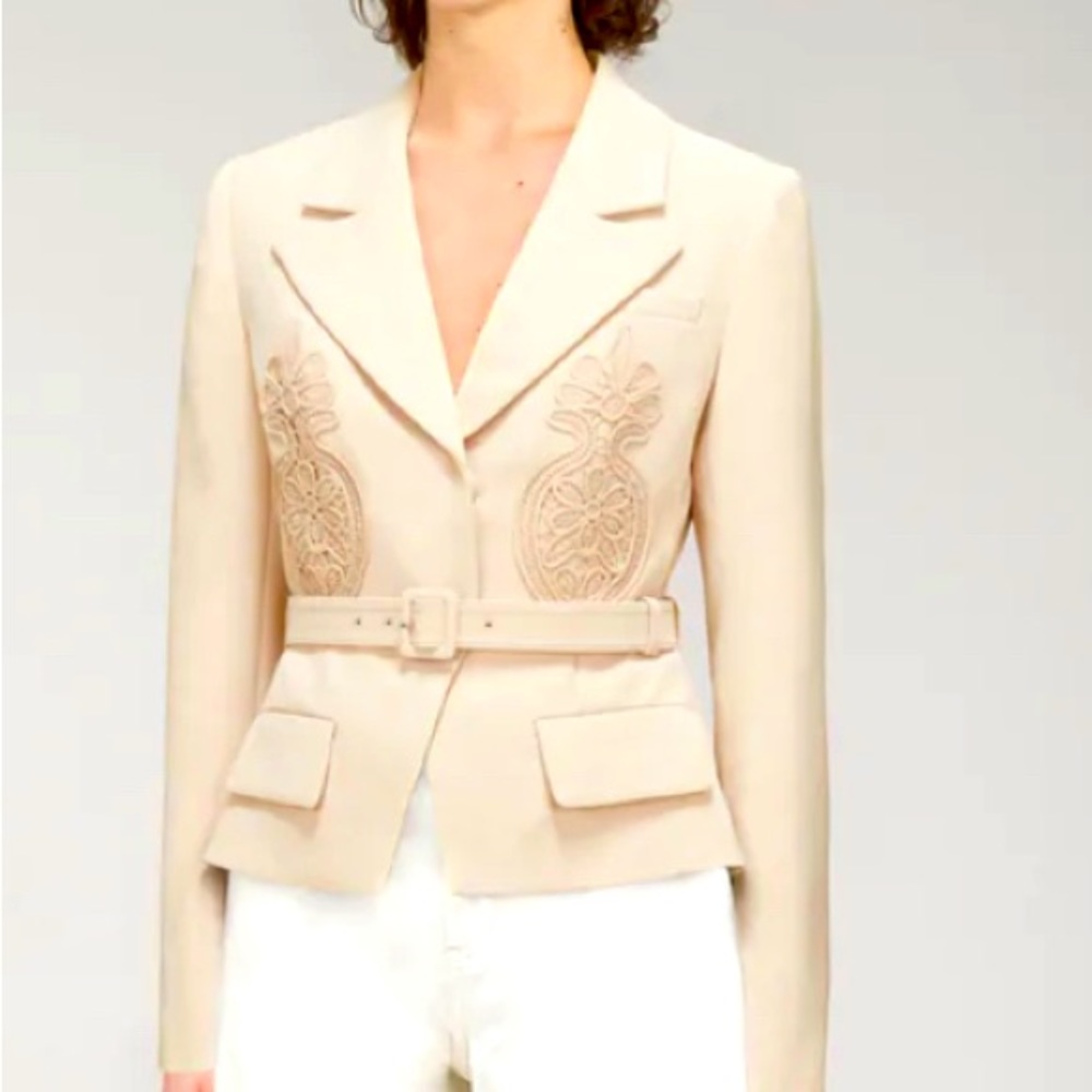 Self-Portrait belted top